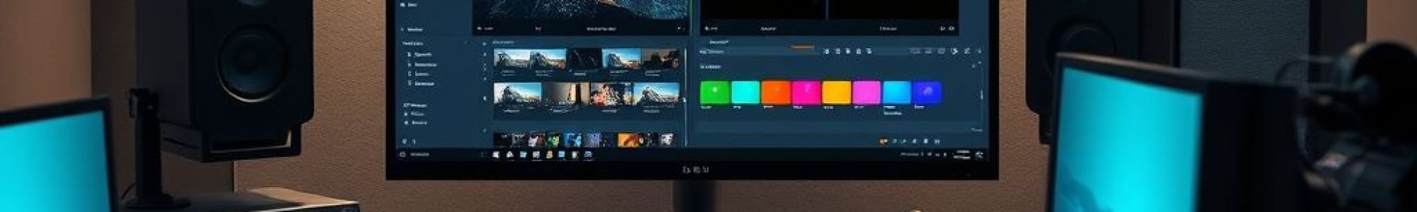 {"prompt":"A cutting-edge color grading workstation featuring the DaVinci Resolve interface prominently displayed on a high-resolution monitor. The screen vividly presents a cinematic LUT comparison with multiple sections arranged side by side, illustrating dramatic before-and-after color corrections. Encircling the monitor are sophisticated color grading tools--sleek control panels with tactile dials, precise color wheels, and a calibrated reference monitor emitting soft, accurate light. The workspace exudes a sleek, organized vibe typical of a high-end post-production studio, with subtle ambient lighting that enhances the vibrancy and clarity of the onscreen colors without reflections or glare. The scene is rendered in hyperrealistic digital art with an immersive cinematic tone, showcasing intricate details and contrasting saturated hues. A shallow depth of field draws focus sharply to the interface and grading control elements, while the background remains gracefully blurred, evoking the refined atmosphere of a professional film color correction suite illuminated by balanced, studio-quality lighting influenced by top-tier filmmaking environments.nnSubject: Professional color grading suite featuring DaVinci Resolve interface  Description: A modern professional editing desk showcasing a high-resolution monitor displaying the DaVinci Resolve interface prominently. The screen exhibits a vivid, colorful cinematic LUT comparison with multiple side-by-side color grading panels, highlighting before and after effects. Surrounding the monitor are essential color grading tools such as control panels, color wheels, and calibrated reference monitors. The workspace is organized, reflecting a creative and technical environment dedicated to advanced video color correction and grading. Ambient lighting subtly enhances the colors on screen without causing glare, emphasizing the precision and vibrancy of the grading process.  Style/Aesthetic: Hyperrealistic digital art with a cinematic atmosphere, focusing on sharp details and vibrant color contrasts. The composition uses a shallow depth of field to keep the interface and color grading elements in sharp focus while softly blurring the background. The lighting is balanced to evoke a professional, immersive editing studio ambiance, inspired by high-end filmmaking production environments.","originalPrompt":"Subject: Professional color grading suite featuring DaVinci Resolve interface  Description: A modern professional editing desk showcasing a high-resolution monitor displaying the DaVinci Resolve interface prominently. The screen exhibits a vivid, colorful cinematic LUT comparison with multiple side-by-side color grading panels, highlighting before and after effects. Surrounding the monitor are essential color grading tools such as control panels, color wheels, and calibrated reference monitors. The workspace is organized, reflecting a creative and technical environment dedicated to advanced video color correction and grading. Ambient lighting subtly enhances the colors on screen without causing glare, emphasizing the precision and vibrancy of the grading process.  Style/Aesthetic: Hyperrealistic digital art with a cinematic atmosphere, focusing on sharp details and vibrant color contrasts. The composition uses a shallow depth of field to keep the interface and color grading elements in sharp focus while softly blurring the background. The lighting is balanced to evoke a professional, immersive editing studio ambiance, inspired by high-end filmmaking production environments.","width":1024,"height":1024,"seed":42,"model":"flux","enhance":false,"nologo":true,"negative_prompt":"undefined","nofeed":false,"safe":false,"quality":"medium","image":[],"transparent":false,"isMature":false,"isChild":false}